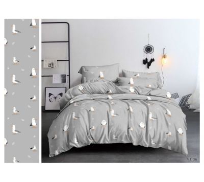 Детское постельное белье на резинке Чайки